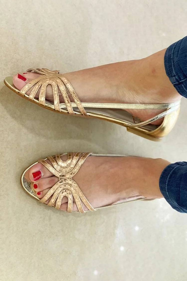 Saoirse | Golden Elegance Flat