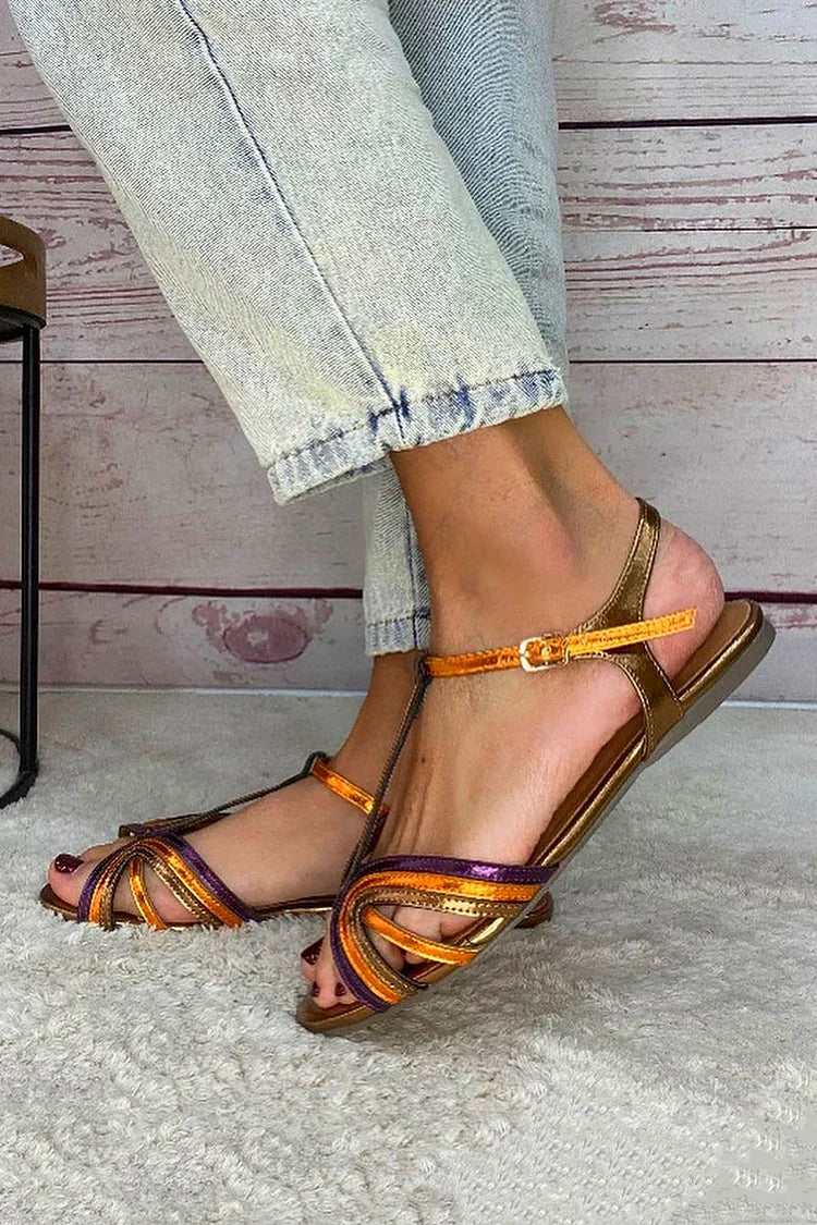 Cosima | Multicolour Thong Sandal