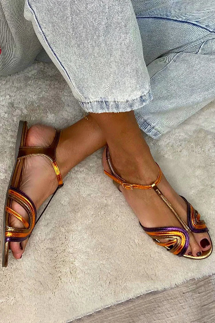 Cosima | Multicolour Thong Sandal