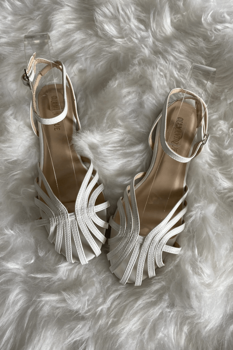 Romy | Golden Layered Strap Sandal
