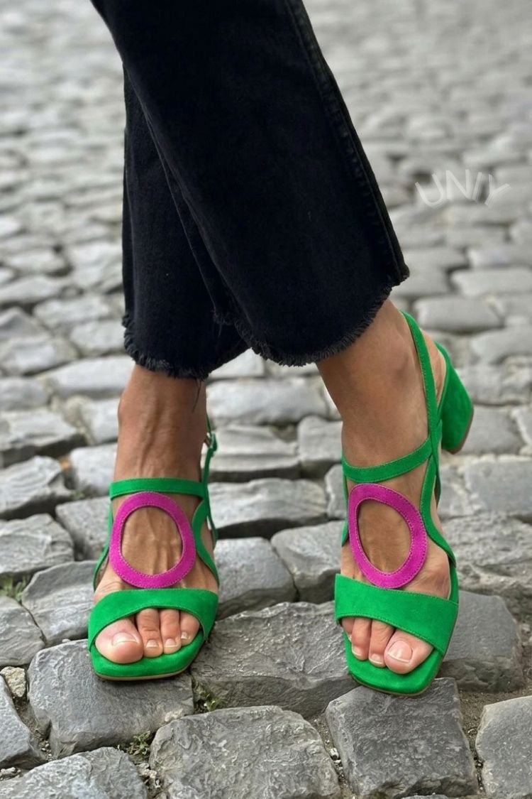 Talia | Vibrant Yellow Sandal