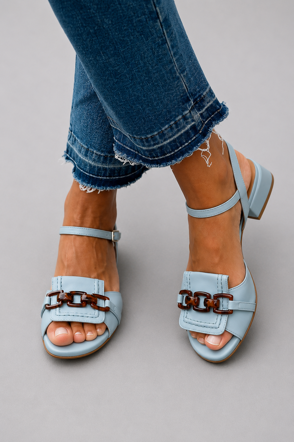 Perla | Coastal Blue Sandal