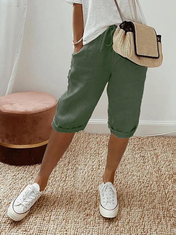 Claire - Cotton Shorts for Women