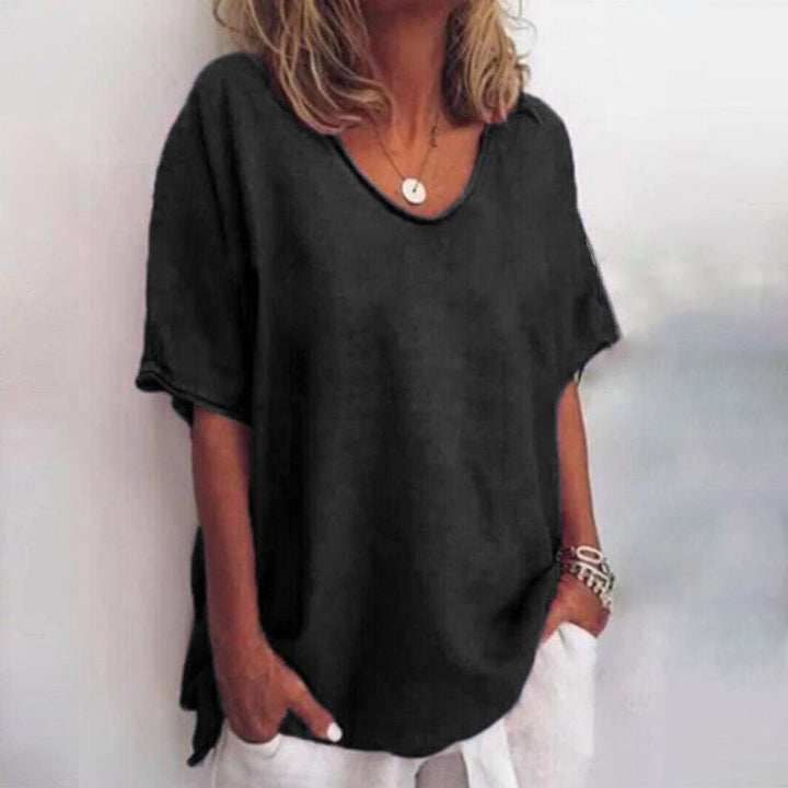 Irene | Soft Drape Everyday Top – Confidence Without Compromise